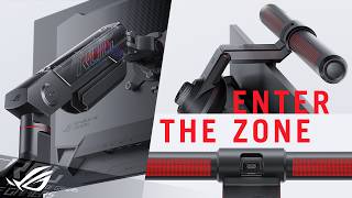 ROG Monitor Light Bar amp Ergo Arm  Enter the Zone  ROG [upl. by Emia]