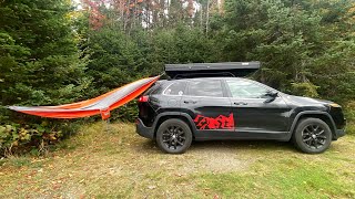 ROOFTOP TENT CAMPING IN PITTSBURG NH [upl. by Murdocca516]