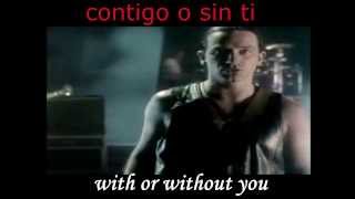 U2  With Or Without You Subtitulado Español Ingles [upl. by Aura41]