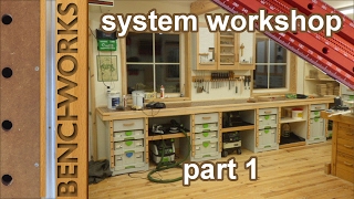 System workshop building the workbench and cabinets part1 [upl. by Lleze]