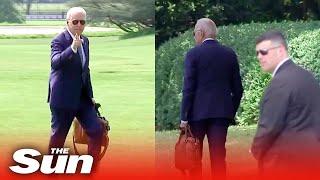 Bumbling Biden ‘gets lost’ on way to White House after ignoring Secret Service agent [upl. by Ronalda]