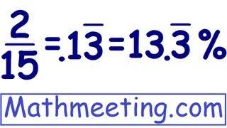 Fraction to Decimal and Percent 2 [upl. by Roosnam867]