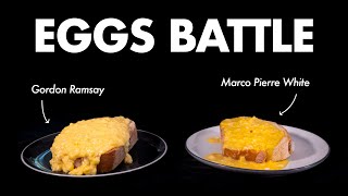 Who Makes The Best Scrambled Eggs Gordon Ramsay vs Marco Pierre White [upl. by Neff]