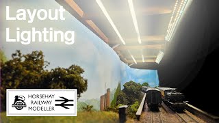 How to Add Overhead LED Lighting to Your Model Railway or Diorama 8 [upl. by Idaf]