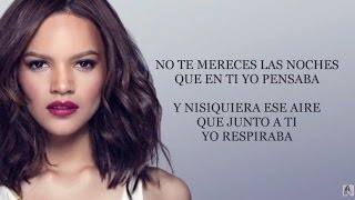 Leslie Grace  No Te Lo Mereces Lyrics [upl. by Willie]