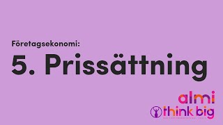 5 Prissättning [upl. by Low]