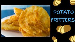 Chip Shop Potato Fritters  Tattie fritters recipe [upl. by Wertheimer]