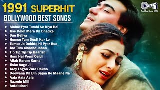 1991 Superhit Bollywood Best Songs  Audio Jukebox  90s Hindi Songs Romantic Hits Playlist [upl. by Elman]