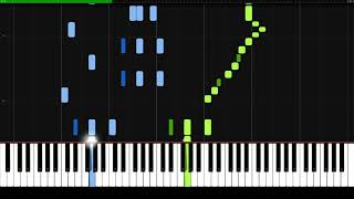 Säkkijärven Polkka  Viljo Vesterinen  Piano Tutorial  Synthesia  How to play [upl. by Darryn257]