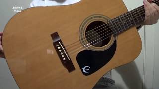 Epiphone Dr100 Review Acoustic Guitar for Beginner [upl. by Zil515]