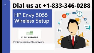 How to do HP Envy 5055 Wireless Setup [upl. by Malaspina]