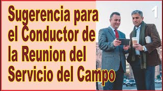 Sugerencia para Conductores de Reunion del Servicio [upl. by Cosetta]