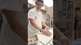 Cutting And Portioning of Chicken Cordon bleuchefmanoy [upl. by Korfonta]