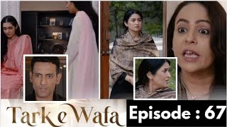 Tark e Wafa Episode 67 Full Review  Tark e Wafa 67 Teaser  Tark e Wafa Episode 66 Full  Promo [upl. by Nywloc]