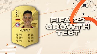 Jamal Musiala Growth Test  FIFA 23 Career Mode [upl. by Tenenbaum]