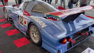 LEGENDARY NISSAN R390 GT1 SEEN UP CLOSE [upl. by Ahsienel]