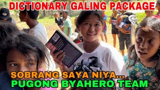 BATANG KATUTUBO SOBRANG SAYA NAKAKUHA NG DICTIONARY GALING PACKAGE [upl. by Akena]