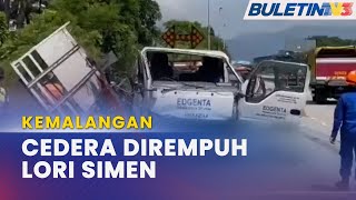 KEMALANGAN  4 Pekerja Pembersihan Cedera Dirempuh [upl. by Osber230]