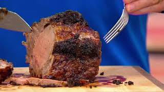 Rastellis 5lb Reserve Black Angus Prime Rib with Butter on QVC [upl. by Nylidnarb]