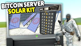 BITCOIN MINING WITH SOLAR KIT  Gmod DarkRP Life Overclocking Server Processors Over 7 Gigahertz [upl. by Ardiedal988]