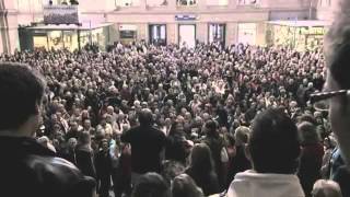 Ode an die Freude  Chor ohne Grenzen im Leipziger Hauptbahnhof [upl. by Daffi757]