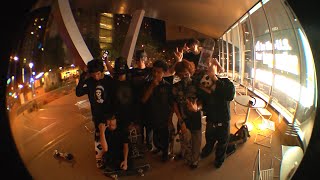 SKATEBOARDING DOWNTOWN  HALLOWEEN EDITION [upl. by Davita307]