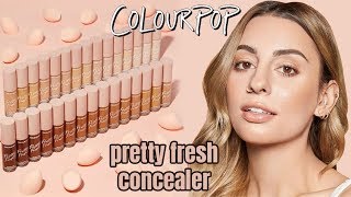 Colourpops New Pretty Fresh Concealer Review amp Demo [upl. by Robby170]