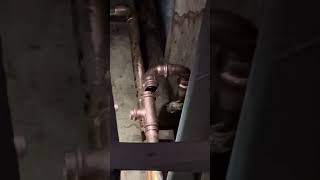 Water pipe leak under the home Making the repairs using Propress Milwaukee M12 [upl. by Adnilram912]