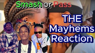 MAYHEMS REACT TO GREATEST SMASH OR PASS🔥😱 JOHANNESBURG EDITION MUST WATCH🥰🍑 [upl. by Veejar156]