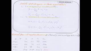 LA STATISTIQUE DESCRIPTIVE S1 LA MOYENNE ET VARIANCE CONDITIONNELLE [upl. by Leirol]