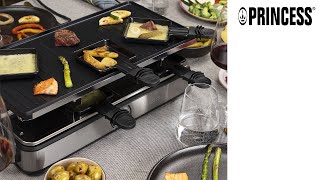 Princess 162645 Raclette 8 Grill Deluxe [upl. by Atilrak991]