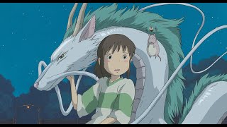 Always with me 10 hours Spirited Away OST Chill Piano amp Rain ♪ Anime music [upl. by Aratahc313]