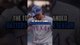 The top 10 left handed batters of the 2024 MLB season shorts jesusislord mlb baseball sports [upl. by Eiliak]