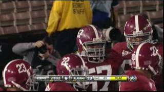 2010 BCS National Championchip  Marcel Dareus Interception Touchdown [upl. by Ihsir610]