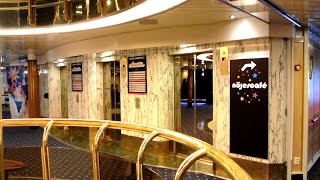 FULL TOUR of the amazing 1989 DAN elevators  Cruiseferry MS Cinderella Viking Line [upl. by Ahsai]