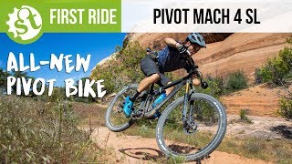 TESTED  The new Pivot Mach 4 SL is a brand new full suspension XC pinner from Pivot Cycles [upl. by Allissa480]