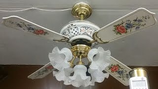 Razzetti Ceiling Fan porcelain housing made in Italy [upl. by Cheke707]