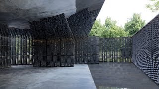 360degree video Serpentine Pavilion 2018 by Frida Escobedo  Architecture  Dezeen [upl. by Eiryk]