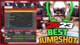 Il miglior TIRO IN SOSPENSIONE su NBA 2K23 BEST JUMPSHOT [upl. by Najram]