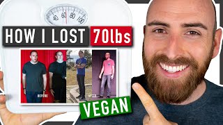 Vegan Diet Weight Loss Transformation – How I LOST 70lbs How to Lose Weight Vegan 2020 [upl. by Wilt]