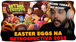 PROCURANDO EASTER EGGS NA RETROSPECTIVA ANIMADA 2023 DO CASTANHARI [upl. by Nosduh309]