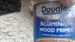 Aluminium Wood Primer for bare timber great for south facing areas [upl. by Aubree698]