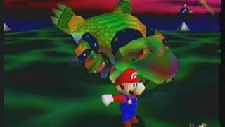 Super Mario 64 Walkthrough  Part 27  Bowser in the Sky [upl. by Anelat]