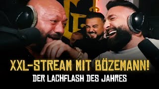 BÖZEMANN KOMMT 😱 XXLLACHFLASH mit BÖZEMANN GHAZI amp CLOONEY 😂  SINANG STREAM HIGHLIGHTS [upl. by Yetsirhc15]