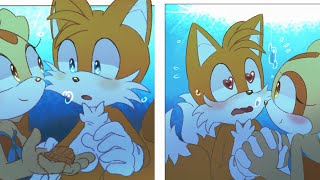 Sonic Love Tails amp Creams Sweet Kiss 💖 • COMIC DUB [upl. by Terryl]