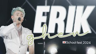 250524 Fancam ERIK  Ghen remix ver tại School Fest 2024 erik gamebroken [upl. by Niamor]