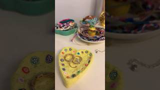 Making a JeweleryTrinket Tray DIY Clay Jewelry Tray diy [upl. by Hands]