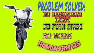 HOW TO TROUBLESHOOT MOTORCYCLE 👉NO PUSH START 👉NO HORN 👉NO DASHBOARD LIGHTS [upl. by Florine]