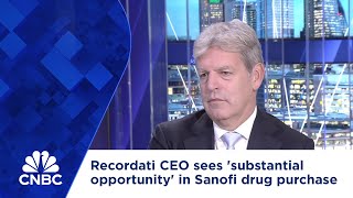 Recordati CEO sees substantial opportunity in Sanofi drug purchase [upl. by Estas293]