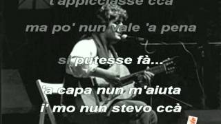 Pino Daniele E po che fa Karaoke [upl. by Berfield143]